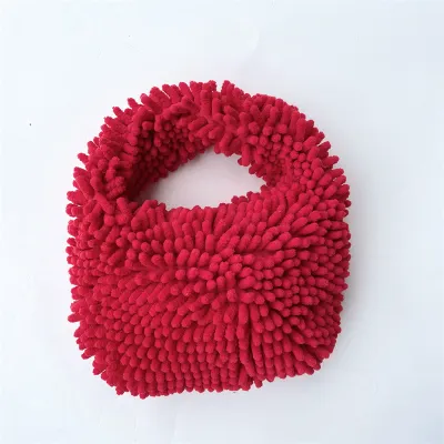 Women's Mop Plush Candy Handbag Soft Sweet Square Bag