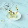 Gold Curved Cat