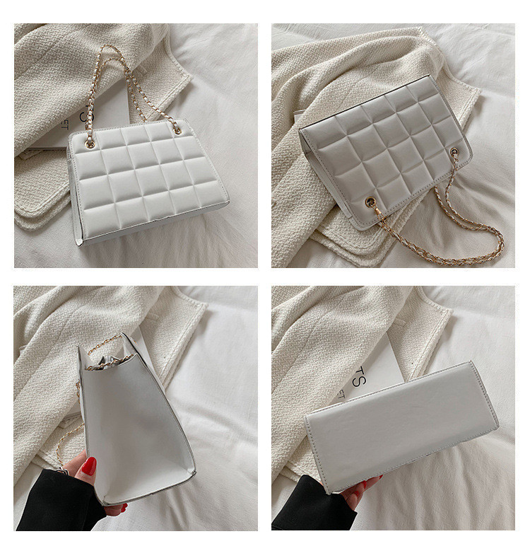 Wholesale Women'S Fashion Check Indentation Simple Chain