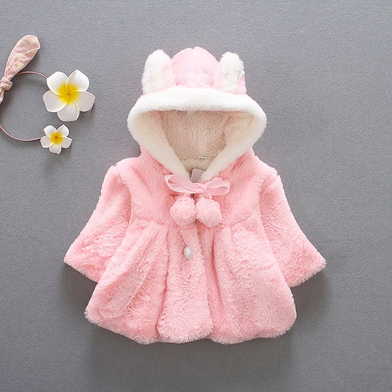 Kids Baby Girls Autumn Winter Cotton Liner Sweater Coat Cape Sales