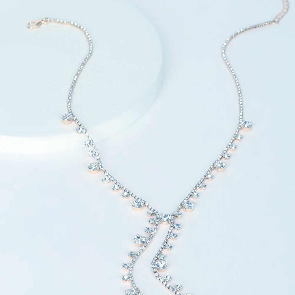 Wholesale Women'S Sexy Irregular Full Diamond Long Tassel
