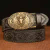 Black Sheep Head Gold Buckle