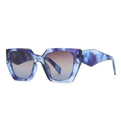 Women's Fashion Polygon Plastic PC Sunglasses