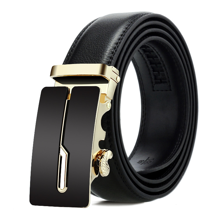 Wholesale Men Casual Automatic Buckle Business Soft Leather Belt