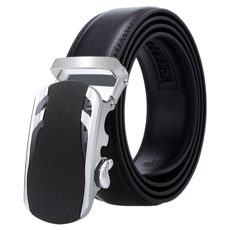 Wholesale Men Casual Automatic Buckle Business Soft Leather Belt