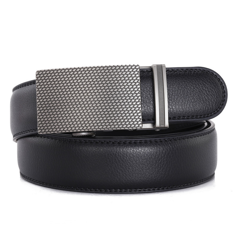 Wholesale Men Fashion Business Automatic Black Buckle