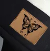 Butterfly Leather Label Grey(Lamb)