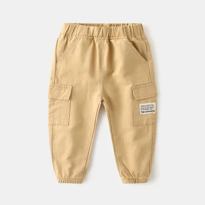 Children Kids Toddlers Boys Casual Cotton Blend Pants