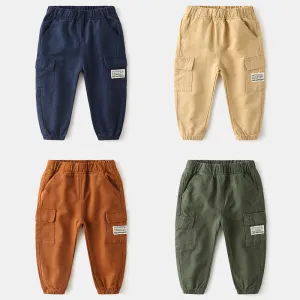 Children Kids Toddlers Boys Casual Cotton Blend Pants
