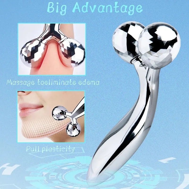 Women'S 3D Roller Beauty Face Lift Manual Massager