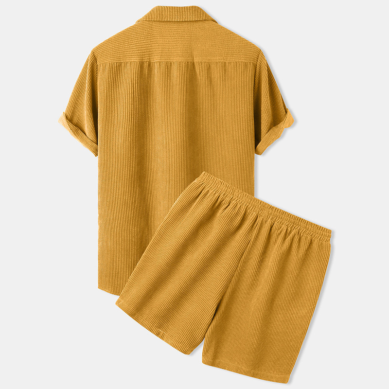 DELICIOUS CORDUROY SET UP デリシャツ サイズＬ DELICIOUS CORDUROY SET UP デリシャツ サイズL