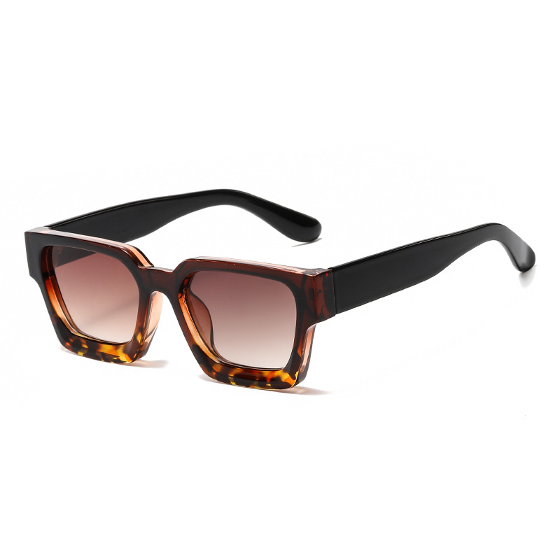 Wholesale Women Fashion Elegant Large Square Frame Sunglasses