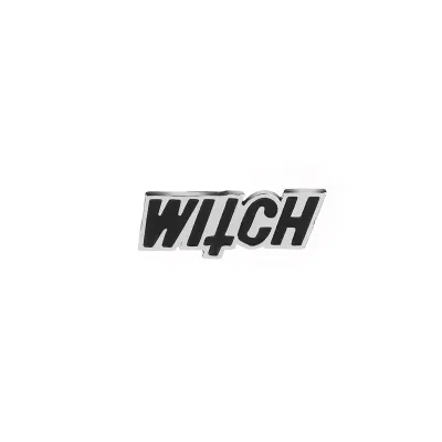 Punk Witch Palm Heart Letter Brooch Unisex Alloy Geometric