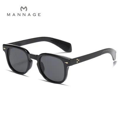 Men Fashion Elegant Small Round Frame Sunglasses
