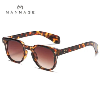 Men Fashion Elegant Small Round Frame Sunglasses