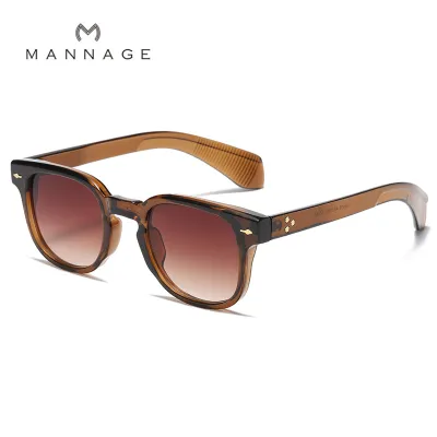 Men Fashion Elegant Small Round Frame Sunglasses