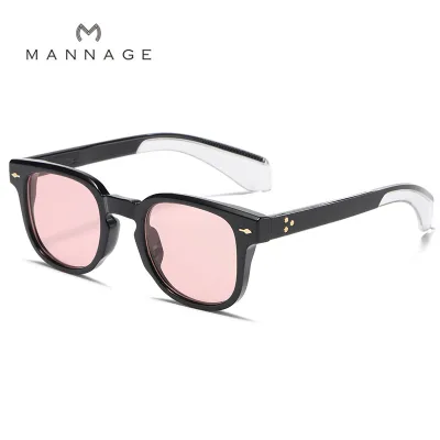 Men Fashion Elegant Small Round Frame Sunglasses