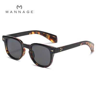 Men Fashion Elegant Small Round Frame Sunglasses