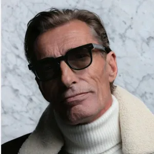 Men Fashion Elegant Small Round Frame Sunglasses