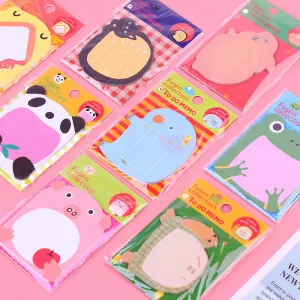 Creative Stationery Animal Shape Tearable Post-It Notes Paper Cartoon Memo Pad
