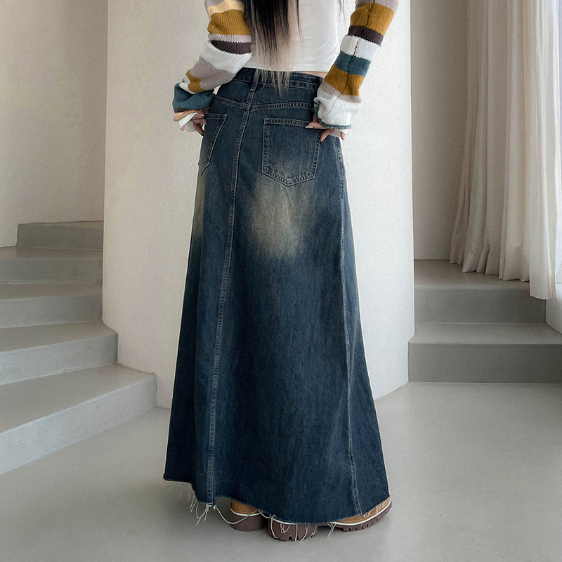 スカート T.japan denim skirt 36 Amazon.com: Kisidoo Long Denim Skirt for Women Trendy