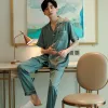 W0242 Men'S Blue Short-Sleeved Suit