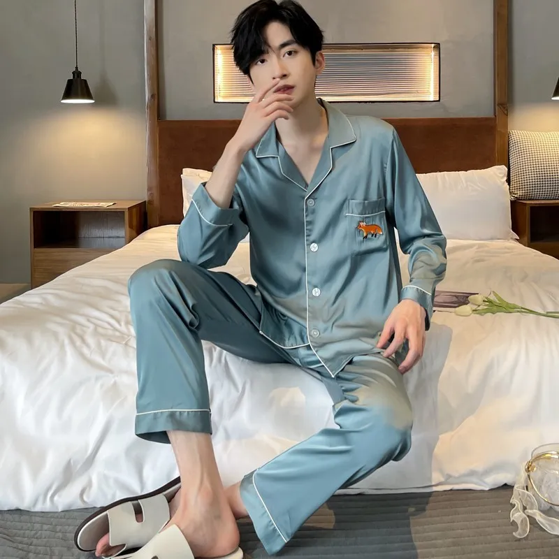 Buy Standard Quality China Wholesale Wholesale Luxurious Two Pieces Silk  Pajama Sets Men's Polyester Silk Pajamas Custom Size Men's Silk Sleep Wear  $7.6 Direct from Factory at Suzhou Yasha Silk Technology Co.