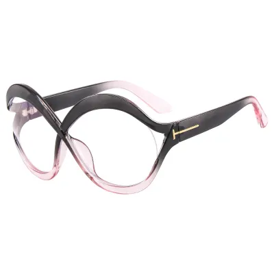 Women's Creative Oversized Round Hollow Sunglasses