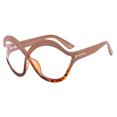 Women's Creative Oversized Round Hollow Sunglasses