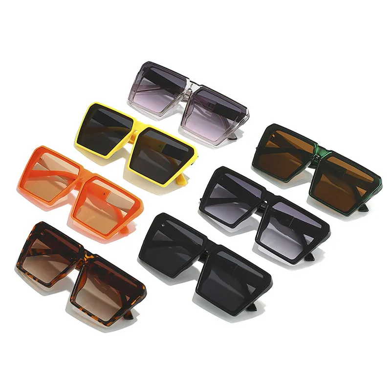 Couple Fashion Square Multicolor Sunglasses