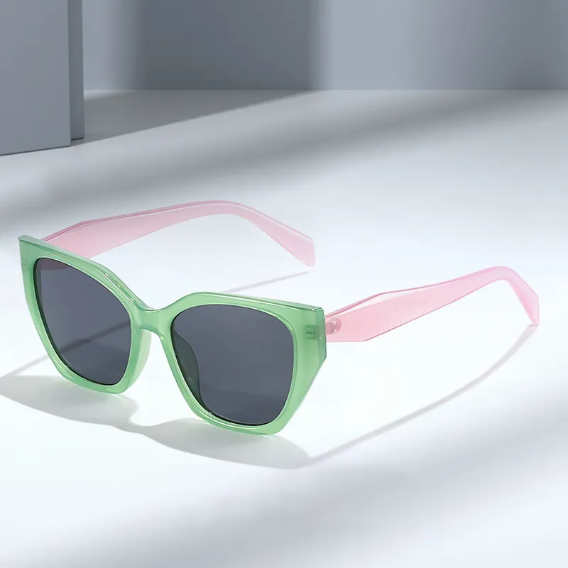 Women Fashion Personality Large Frame PC Sunglasses