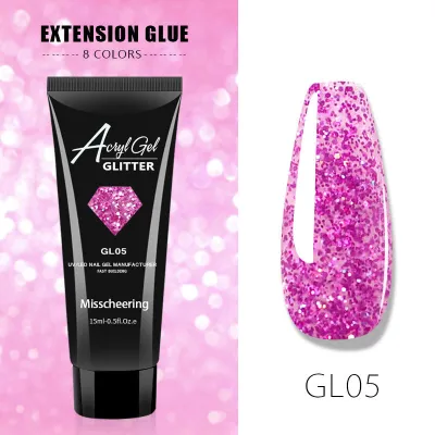 Women's Painless Sequin Nail Gel Extender - 12 Colors Vegetable Nail Polish