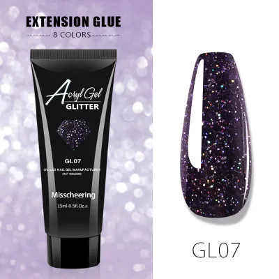Women's Painless Sequin Nail Gel Extender - 12 Colors Vegetable Nail Polish