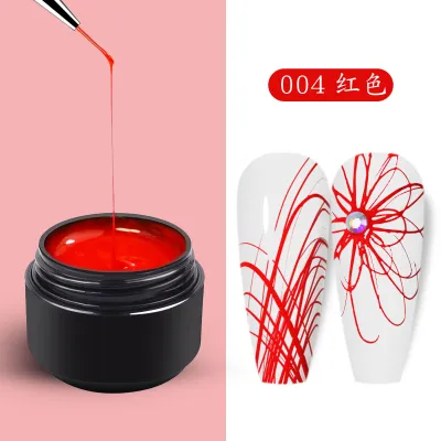 Women's Stretch Brushed Nail Polish Glue Spider Nail Art Creative Painting Phototherapy