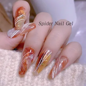 Women's Stretch Brushed Nail Polish Glue Spider Nail Art Creative Painting Phototherapy