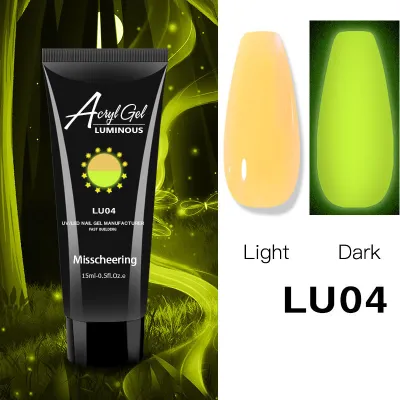 Women's Nail Art Luminous Crystal Light Therapy Glue Extension Ice Through Monochrome