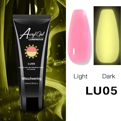 Women's Nail Art Luminous Crystal Light Therapy Glue Extension Ice Through Monochrome
