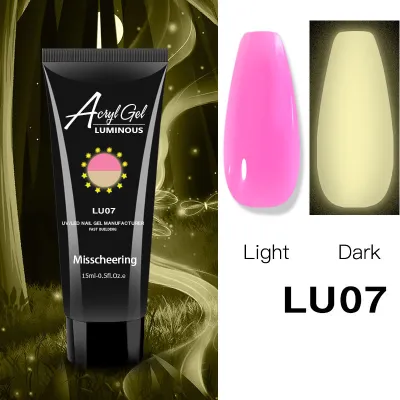 Women's Nail Art Luminous Crystal Light Therapy Glue Extension Ice Through Monochrome