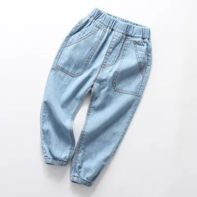 Tchildren Kids Toddlers Boys Breathable Cotton Denim Jeans