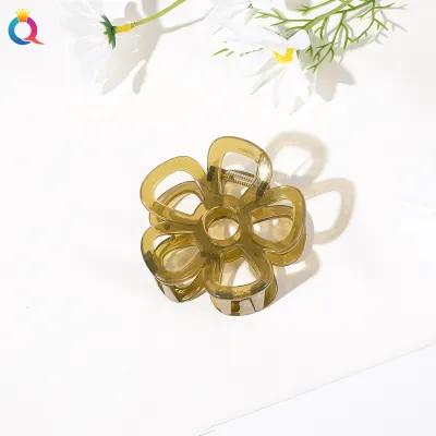 Women Fashion Floral Shark Clip Cute Hair Accessories