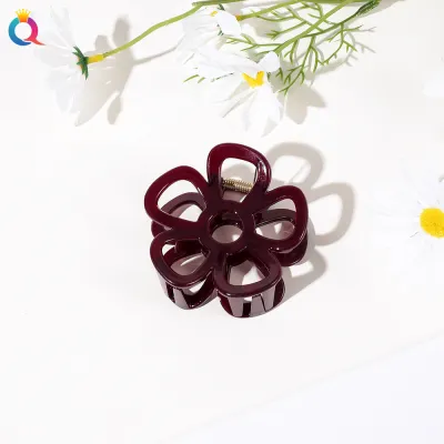 Women Fashion Floral Shark Clip Cute Hair Accessories