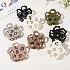 Women Fashion Floral Shark Clip Cute Hair Accessories