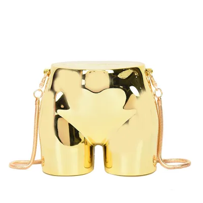 Women Fashion Acrylic Chain Crossbody Bag