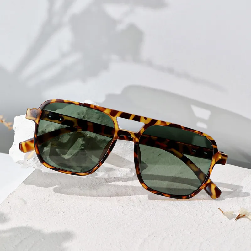 Unisex Elegant Fashion Large Square Frame Sunglasses