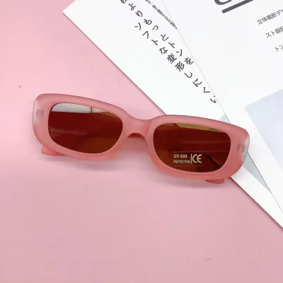 Children Kids Toddlers Retro Square Frame Sunglasses