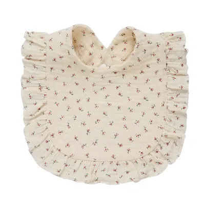Toddlers Newborn Baby Fashion Printed Ruffle Bib Burp Cloth Unisex