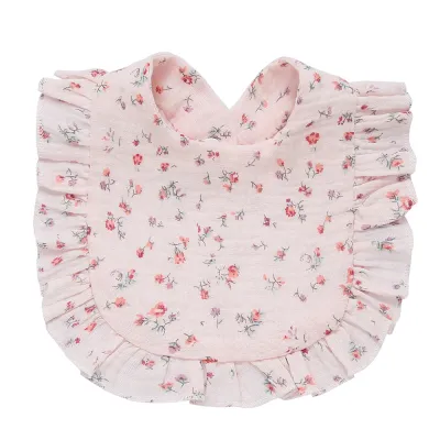 Toddlers Newborn Baby Fashion Printed Ruffle Bib Burp Cloth Unisex