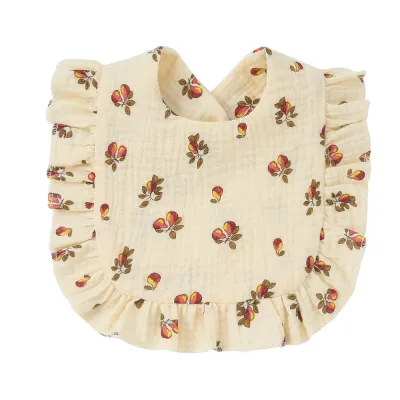 Toddlers Newborn Baby Fashion Printed Ruffle Bib Burp Cloth Unisex
