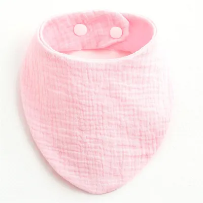 Newborn Baby Fashion Solid Color Bib Burp Cloth Pure Cotton Unisex