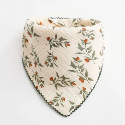 Toddlers Newborn Baby Fashion Triangular Bib Burp Cloth Pure Cotton Unisex